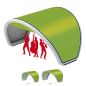 Preview: INFLAT C-TENT 60 COVER Aufblaszelt 600x550cm